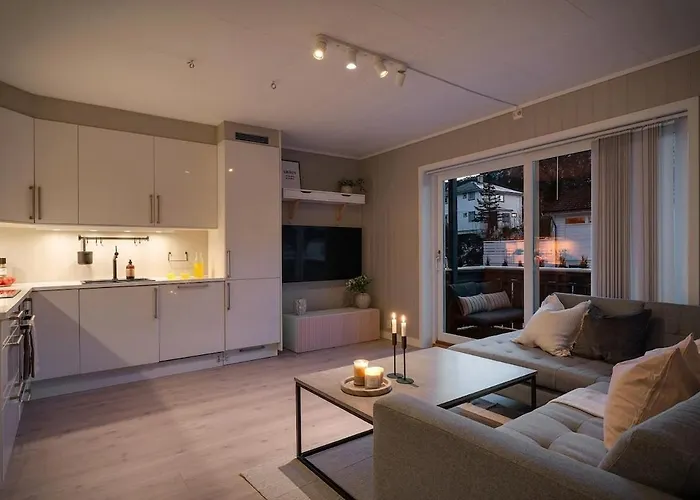 Bright And Modern 2-bed With Parking, Bbq And Bergen